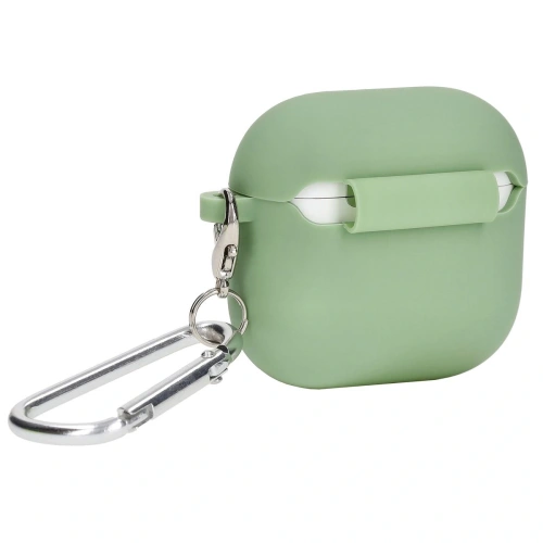 Kup Silikonowe etui z karabińczykiem Bizon Case Headphone Silicone do Apple AirPods 4 jasnozielone - BIZ7964 - {ean13} - Sklep Home Screen
