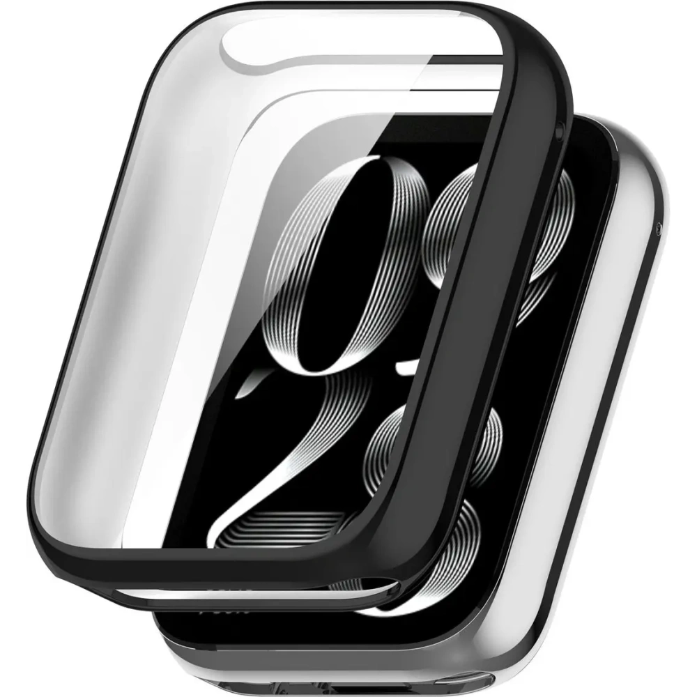 Etui z osłoną ekranu Bizon Case Watch Felipe do Xiaomi Mi Smart Band 9 Pro czarne