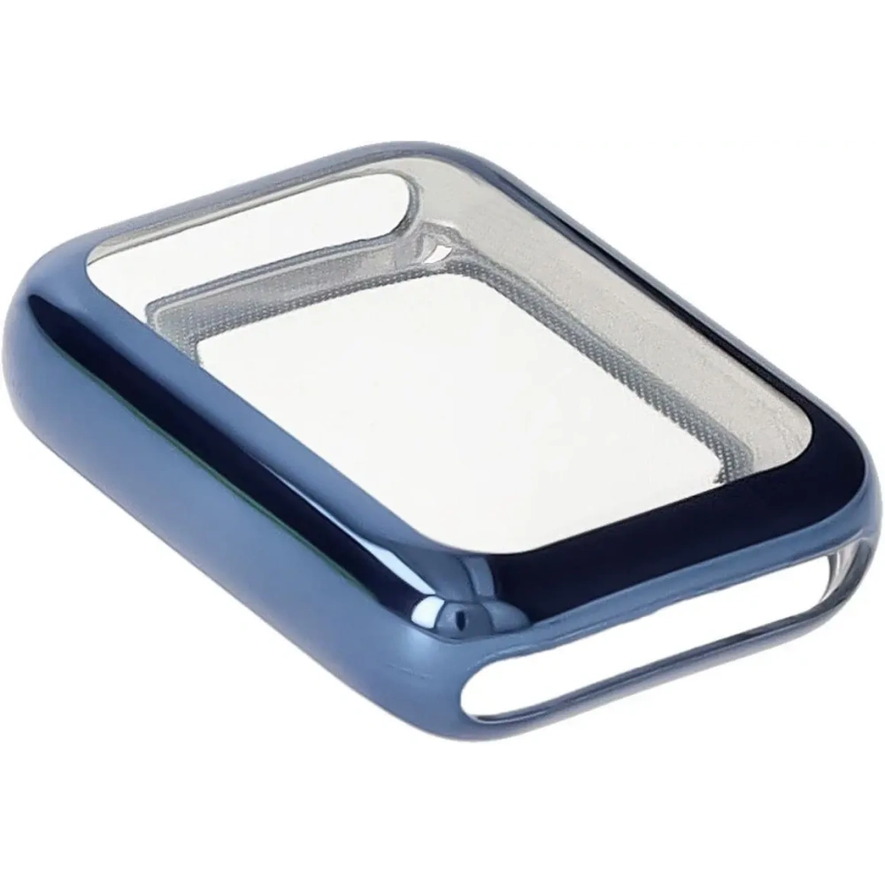 Etui z osłoną ekranu Bizon Case Watch Felipe do Xiaomi Mi Smart Band 9 Pro niebieskie