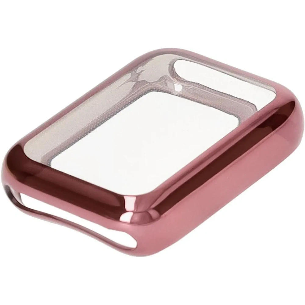 Etui z osłoną ekranu Bizon Case Watch Felipe do Xiaomi Mi Smart Band 9 Pro różowe