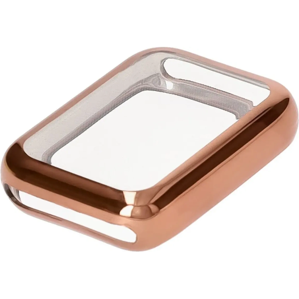 Etui z osłoną ekranu Bizon Case Watch Felipe do Xiaomi Mi Smart Band 9 Pro różowozłote