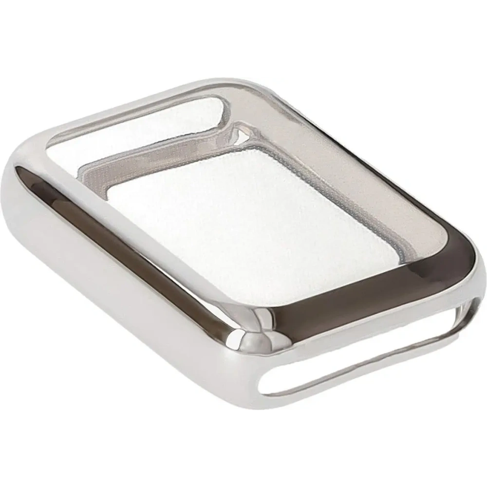 Etui z osłoną ekranu Bizon Case Watch Felipe do Xiaomi Mi Smart Band 9 Pro srebrne