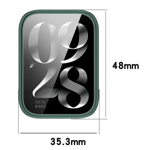 Kup Etui z osłoną ekranu Bizon Case Watch Felipe do Xiaomi Mi Smart Band 9 Pro zielone - BIZ7972 - {ean13} - Sklep Home Screen