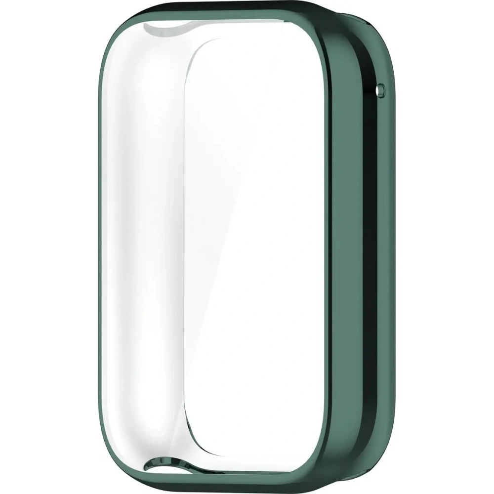 Etui z osłoną ekranu Bizon Case Watch Felipe do Xiaomi Mi Smart Band 9 Pro zielone