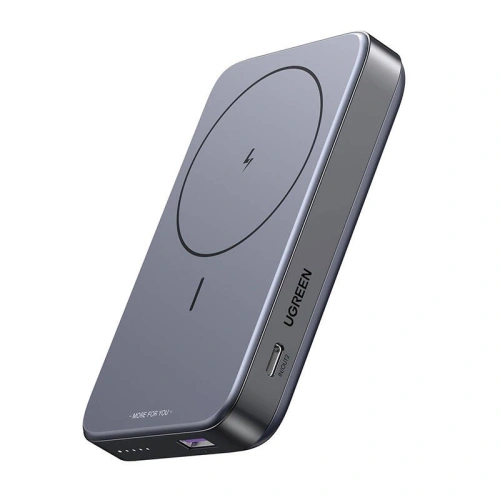 Kup [OUTLET] Magnetická powerbanka s funkcí stojánku UGREEN PB206 10000mAh USB-A, USB-C, 20W (černá) - OT-829 - {ean13} - Sklep Home Screen