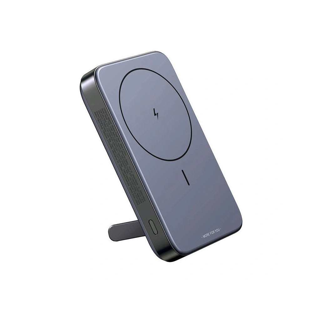 [OUTLET] Powerbank magnetyczny z funkcją podstawki UGREEN PB206 10000mAh USB-A, USB-C, 20W (czarny)