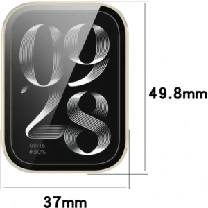Kup Bizon Case+Glass Watch Xiaomi Mi Smart Band 9 Pro bej - BIZ7974 - {ean13} - Sklep Home Screen