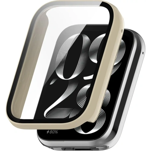 Kup Bizon Case+Glass Uhr Xiaomi Mi Smart Band 9 Pro beige - BIZ7974 - {ean13} - Sklep Home Screen