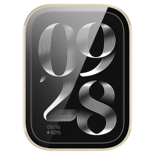 Kup Bizon Case+Glass Uhr Xiaomi Mi Smart Band 9 Pro beige - BIZ7974 - {ean13} - Sklep Home Screen