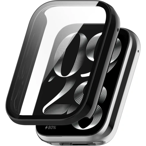 Kup Etui ze szkłem do zegarka Bizon Case+Glass Watch do Xiaomi Mi Smart Band 9 Pro czarne - BIZ7975 - {ean13} - Sklep Home Screen