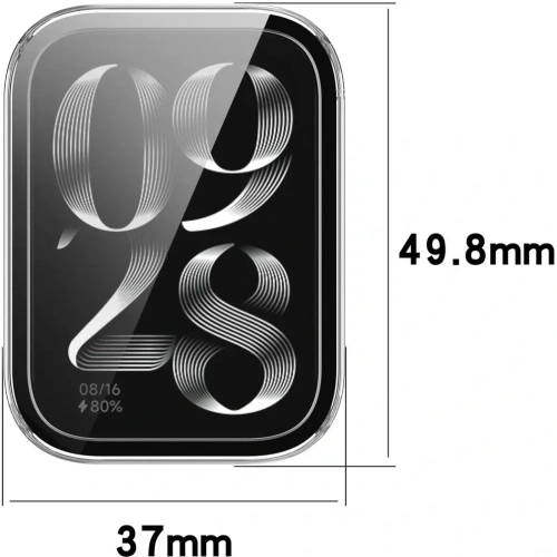 Kup Etui ze szkłem do zegarka Bizon Case+Glass Watch do Xiaomi Mi Smart Band 9 Pro przezroczyste - BIZ7977 - {ean13} - Sklep Home Screen