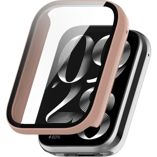 Kup Etui ze szkłem do zegarka Bizon Case+Glass Watch do Xiaomi Mi Smart Band 9 Pro różowe - BIZ7978 - {ean13} - Sklep Home Screen