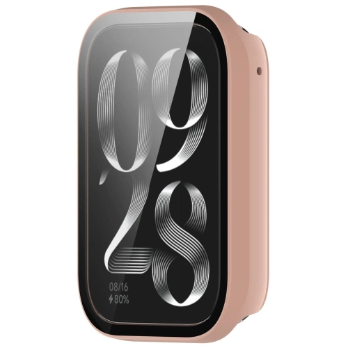 Kup Etui ze szkłem do zegarka Bizon Case+Glass Watch do Xiaomi Mi Smart Band 9 Pro różowe - BIZ7978 - {ean13} - Sklep Home Screen