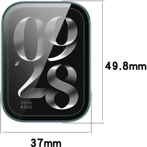 Kup Etui ze szkłem do zegarka Bizon Case+Glass Watch do Xiaomi Mi Smart Band 9 Pro zielone - BIZ7979 - {ean13} - Sklep Home Screen