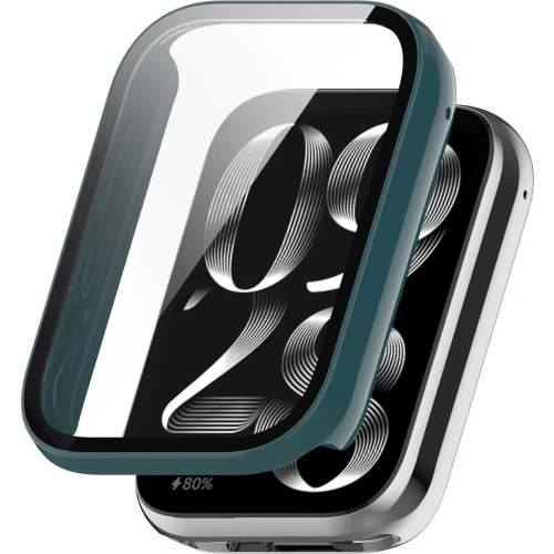 Kup Etui ze szkłem do zegarka Bizon Case+Glass Watch do Xiaomi Mi Smart Band 9 Pro zielone - BIZ7979 - {ean13} - Sklep Home Screen