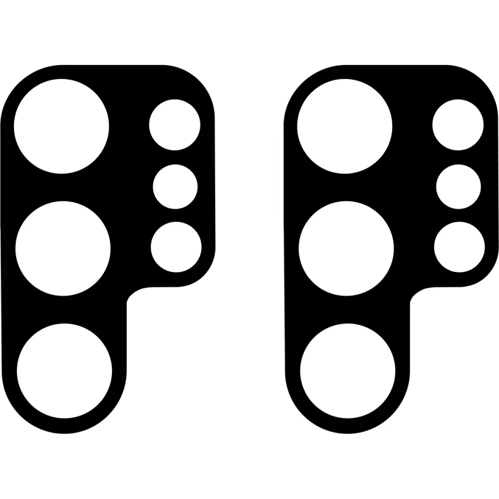 Szkło na aparat Bizon Glass Lens do Samsung Galaxy S25 Ultra [2 PACK]