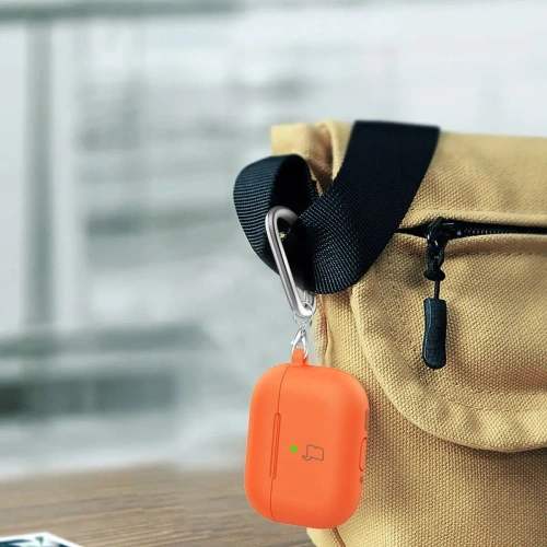 Kup Bizon Case Kopfhörer Silikon Apple AirPods 4 orange - BIZ7983 - {ean13} - Sklep Home Screen