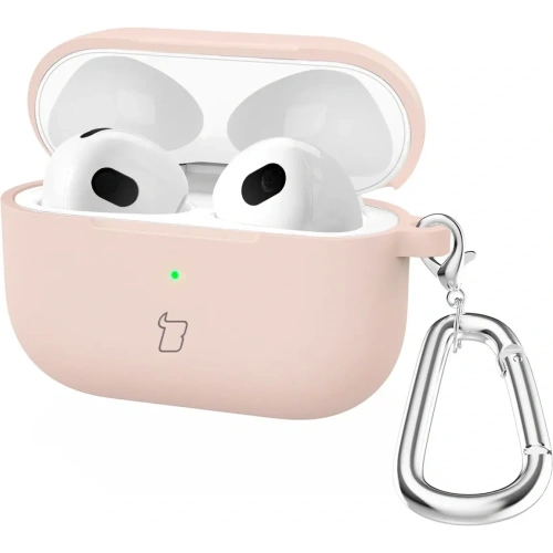 Kup Caz pentru căști Bizon din silicon Apple AirPods 4 roz deschis - BIZ7984 - {ean13} - Sklep Home Screen