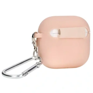 Kup Silikonowe etui z karabińczykiem Bizon Case Headphone Silicone do Apple AirPods 4 jasnoróżowe - BIZ7984 - {ean13} - Sklep Home Screen