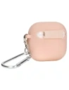 Kup Silikonowe etui z karabińczykiem Bizon Case Headphone Silicone do Apple AirPods 4 jasnoróżowe - BIZ7984 - {ean13} - Sklep Home Screen