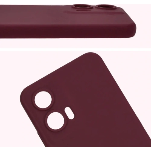 Kup Silikonowe etui Bizon Soft Case do Motorola Moto G35 5G ciemnofioletowe - BIZ7986 - {ean13} - Sklep Home Screen