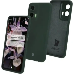 Buy Bizon Soft Case Motorola Moto G35 5G dark green - BIZ7987 - {ean13} - Home Screen Store Europe
