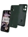 Silikonowe etui Bizon Soft Case do Motorola Moto G35 5G ciemnozielone