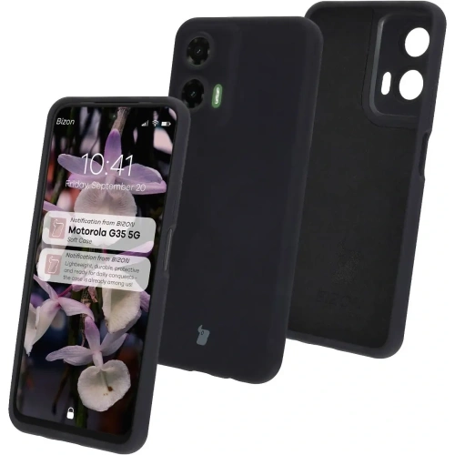 Kup Silikonowe etui Bizon Soft Case do Motorola Moto G35 5G czarne - BIZ7988 - {ean13} - Sklep Home Screen