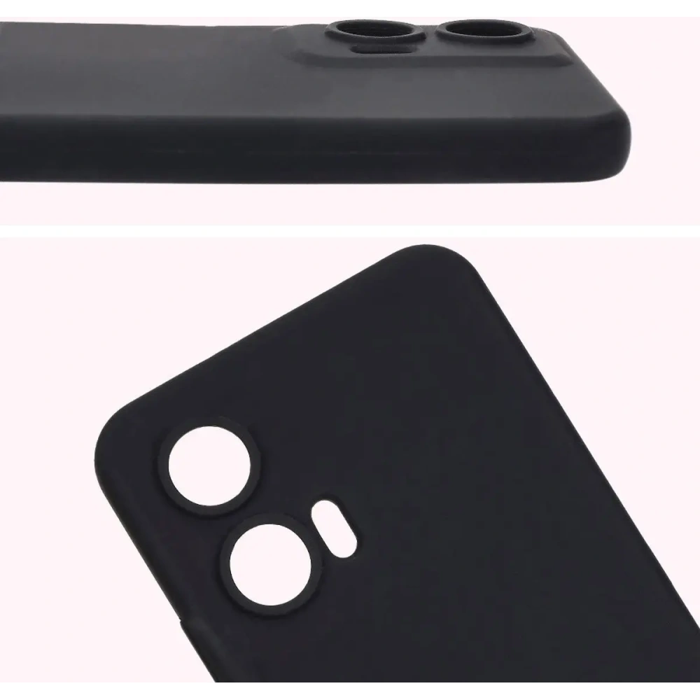 Silikonowe etui Bizon Soft Case do Motorola Moto G35 5G czarne