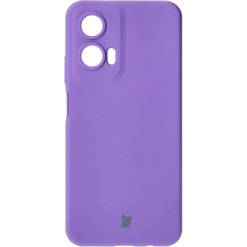 Silikonowe etui Bizon Soft Case do Motorola Moto G35 5G fioletowe