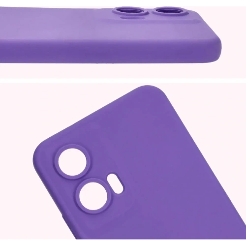 Kup Silikonowe etui Bizon Soft Case do Motorola Moto G35 5G fioletowe - BIZ7989 - {ean13} - Sklep Home Screen