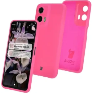 Buy Bizon Soft Case Motorola Moto G35 5G neon pink - BIZ7990 - {ean13} - Home Screen Store Europe