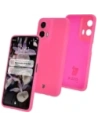 Bizon Soft Case Motorola Moto G35 5G neon rózsaszín