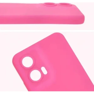 Kup Silikonowe etui Bizon Soft Case do Motorola Moto G35 5G neonowo-różowe - BIZ7990 - {ean13} - Sklep Home Screen