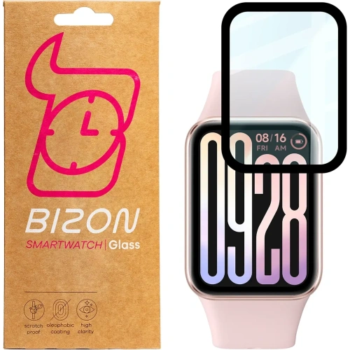Kup Szkło hybrydowe Bizon Glass Watch Edge Hybrid dla Xiaomi Smart Band 9 Pro czarne - BIZ7992 - {ean13} - Sklep Home Screen
