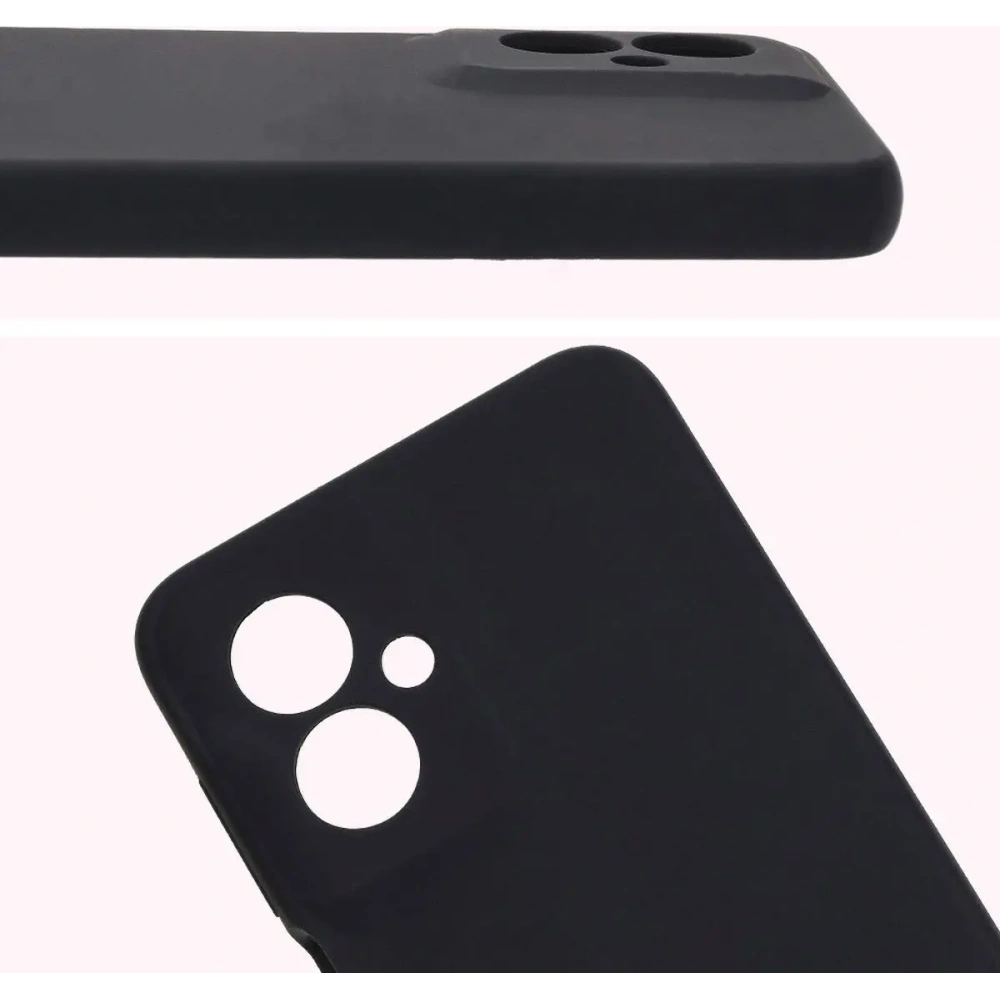Silikonowe etui Bizon Soft Case do Motorola Moto G55 5G czarne