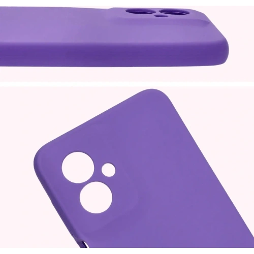 Kup Silikonowe etui Bizon Soft Case do Motorola Moto G55 5G fioletowe - BIZ7996 - {ean13} - Sklep Home Screen
