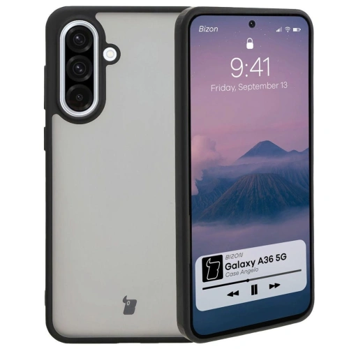 Kup Etui Bizon Case Angelo do Samsung Galaxy A36 5G przydymione z czarną ramką - BIZ7998 - {ean13} - Sklep Home Screen