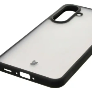Etui Bizon Case Angelo do Samsung Galaxy A36 5G kouřové s černým rámečkem