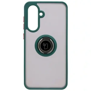 Buy Bizon Case Hybrid Ring Samsung Galaxy A36 5G / A56 5G smoky with a dark green frame - BIZ7999 - {ean13} - Home Screen Store Europe
