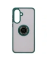 Kup Etui z uchwytem na palec Bizon Case Hybrid Ring do Samsung Galaxy A36 5G / A56 5G kouřové s tmavě zeleným rámečkem - BIZ7999 - {ean13} - Sklep Home Screen
