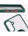 Kup Bizon Case Hybrid Ring Samsung Galaxy A36 5G / A56 5G rauchig mit einem dunkelgrünen Rahmen - BIZ7999 - {ean13} - Sklep Home Screen