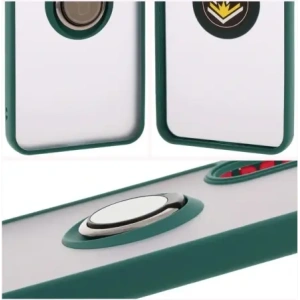 Kup Bizon Case Hybrid Ring Samsung Galaxy A36 5G / A56 5G rauchig mit einem dunkelgrünen Rahmen - BIZ7999 - {ean13} - Sklep Home Screen