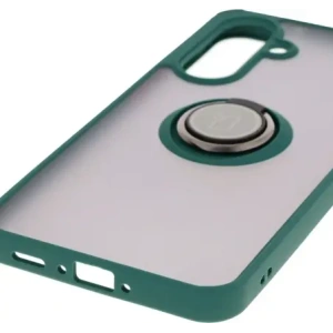 Buy Bizon Case Hybrid Ring Samsung Galaxy A36 5G / A56 5G smoky with a dark green frame - BIZ7999 - {ean13} - Home Screen Store Europe