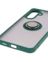 Kup Bizon Case Hybrid Ring Samsung Galaxy A36 5G / A56 5G fumuriu cu un cadru verde închis - BIZ7999 - {ean13} - Sklep Home Screen