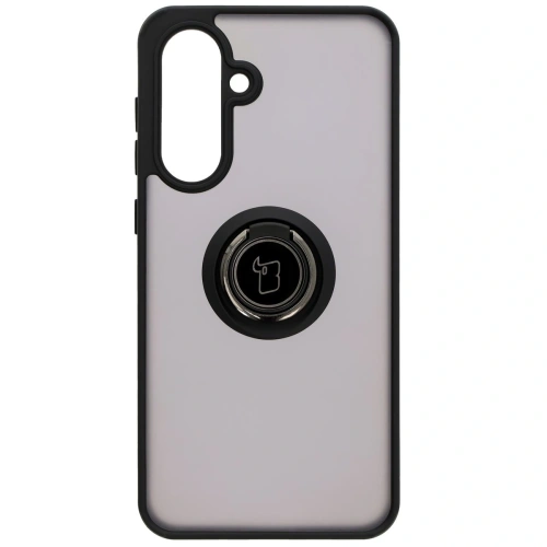 Kup Etui s držákem na prst Bizon Case Hybrid Ring do Samsung Galaxy A36 5G / A56 5G kouřové s černým rámečkem - BIZ8000 - {ean13} - Sklep Home Screen