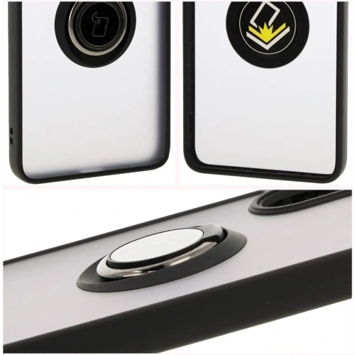 Kup Bizon Case Hybrid Ring Samsung Galaxy A36 5G / A56 5G füstös fekete kerettel - BIZ8000 - {ean13} - Sklep Home Screen