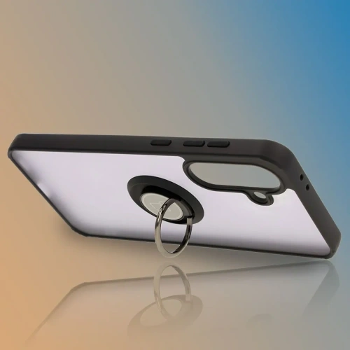 Kup Bizon Case Hybrid Ring Samsung Galaxy A36 5G / A56 5G füstös fekete kerettel - BIZ8000 - {ean13} - Sklep Home Screen