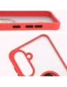 Buy Bizon Case Hybrid Ring Samsung Galaxy A36 5G / A56 5G smoky with a red frame - BIZ8001 - {ean13} - Home Screen Store Europe