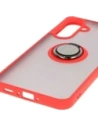 Buy Bizon Case Hybrid Ring Samsung Galaxy A36 5G / A56 5G smoky with a red frame - BIZ8001 - {ean13} - Home Screen Store Europe